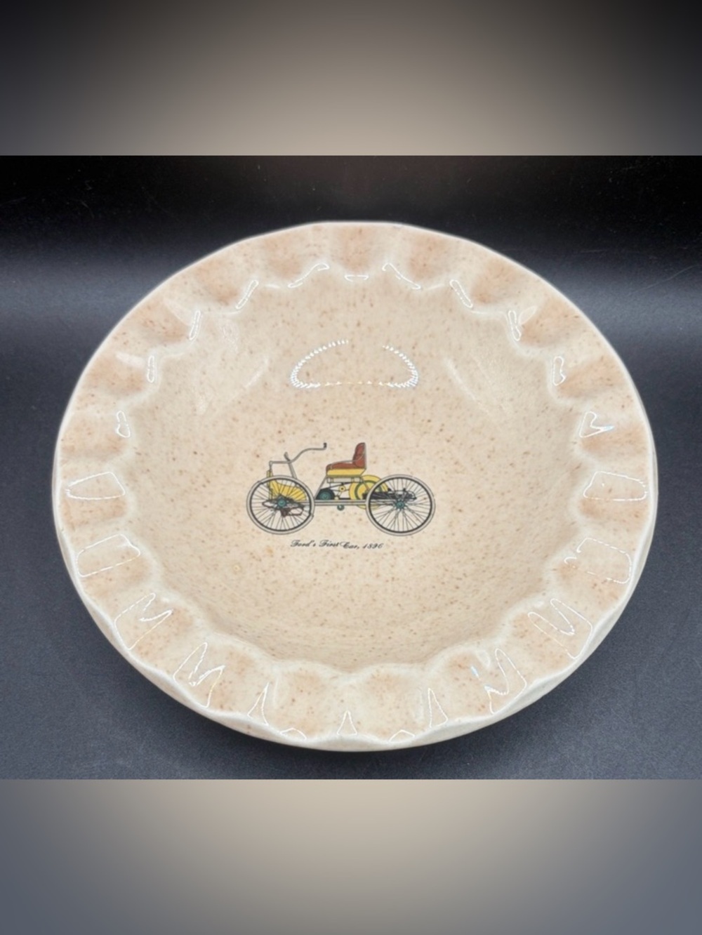 Royal China Ford’s First Car Vintage Ceramic Trinket Dish Ashtray Jewelry Dish